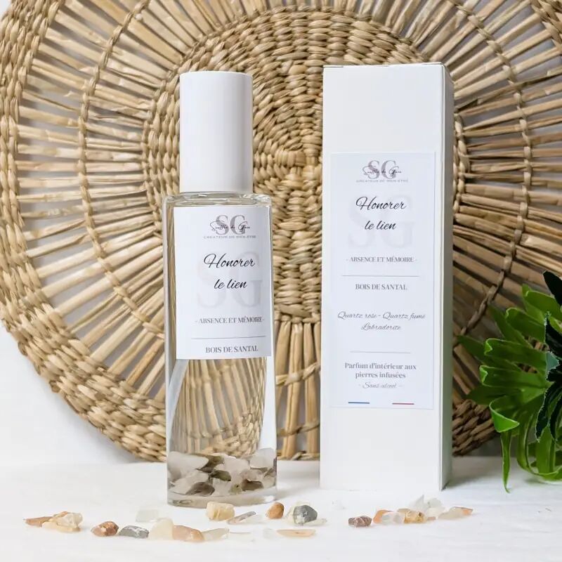 Lithotherapy Spray Honoring the Bond – Sandalwood and Natural Stone Infused Home Fragrance