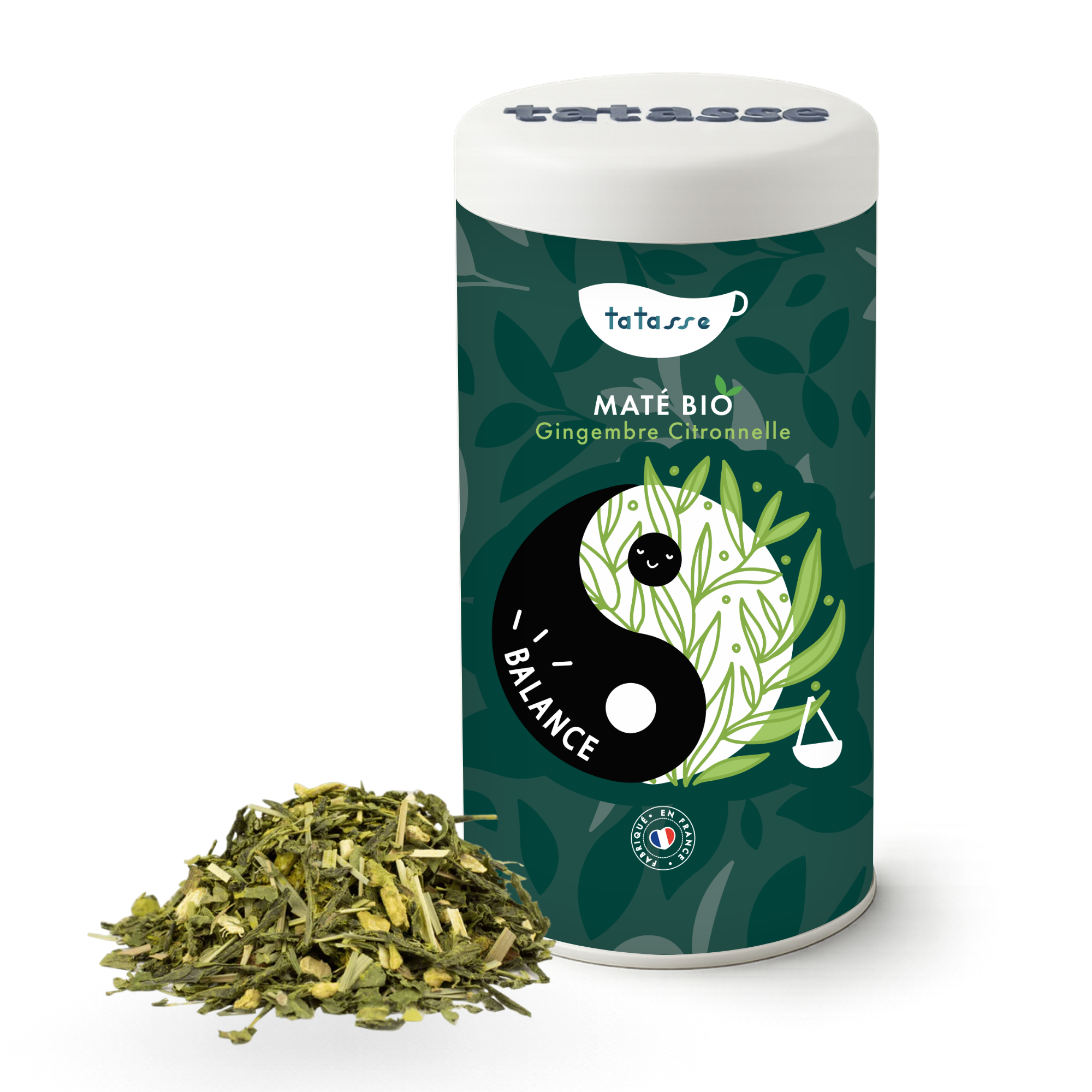Organic maté with lemon and ginger – a tonic and spicy infusion – Balance