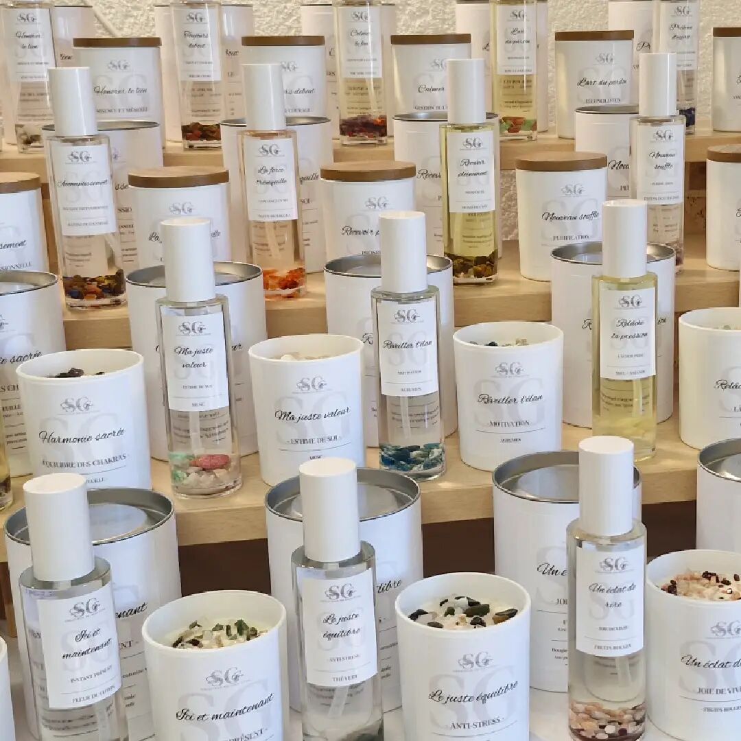 Best-Selling Pack – Scented Rituals Range (Lithotherapy Candles & Room Sprays) – 12 Synergies