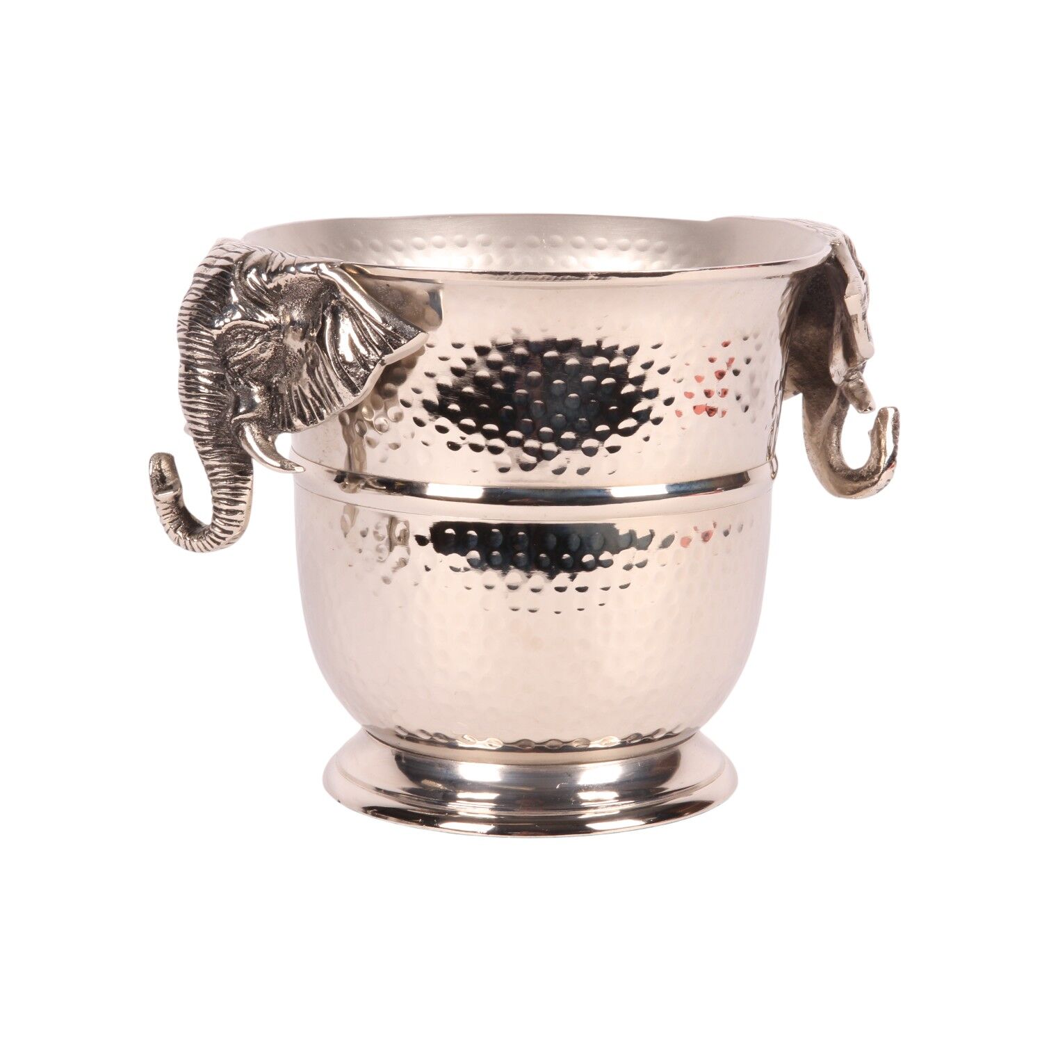 Wine Cooler Elephant 22 cm - Silver - Alum