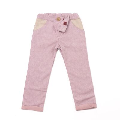 Close-Me Lined Pant Recycled & Organic Cotton, Rose