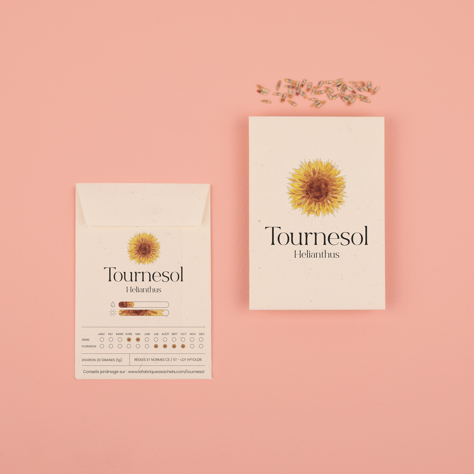 Botanica - Sunflower Seed Packet