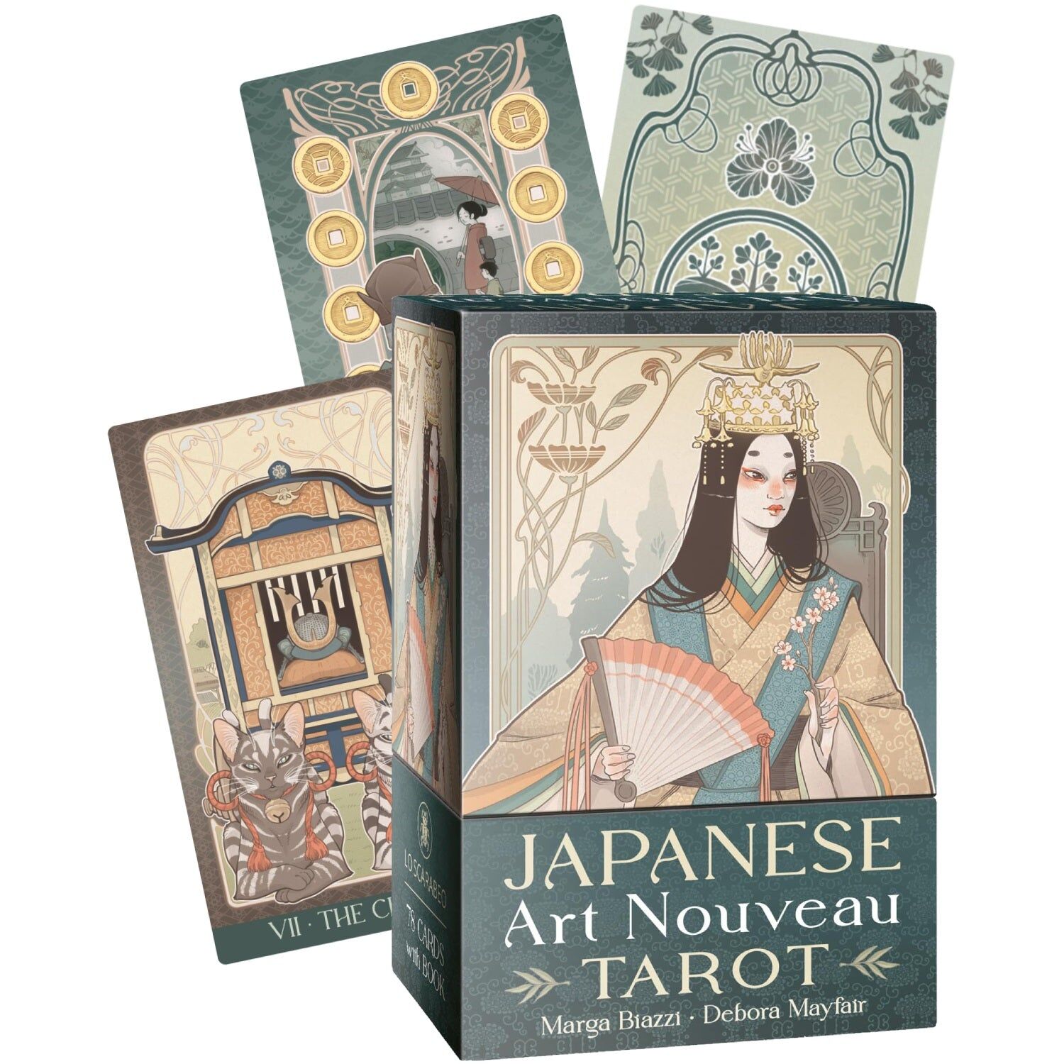 Mazzo di carte dei Tarocchi Art Nouveau giapponese (Premium) Lo Scarabeo