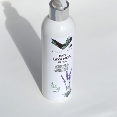 100% lavanda pura shower gel  with lavender,eucalyptus and rosemary extracts