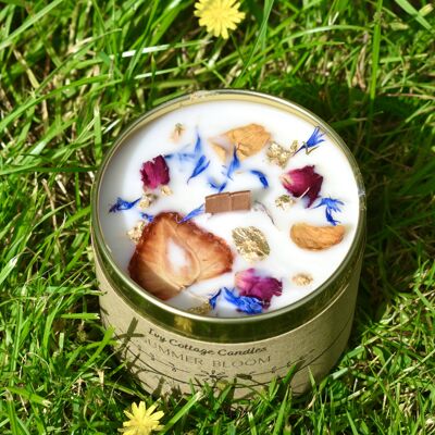 Summer bloom candle