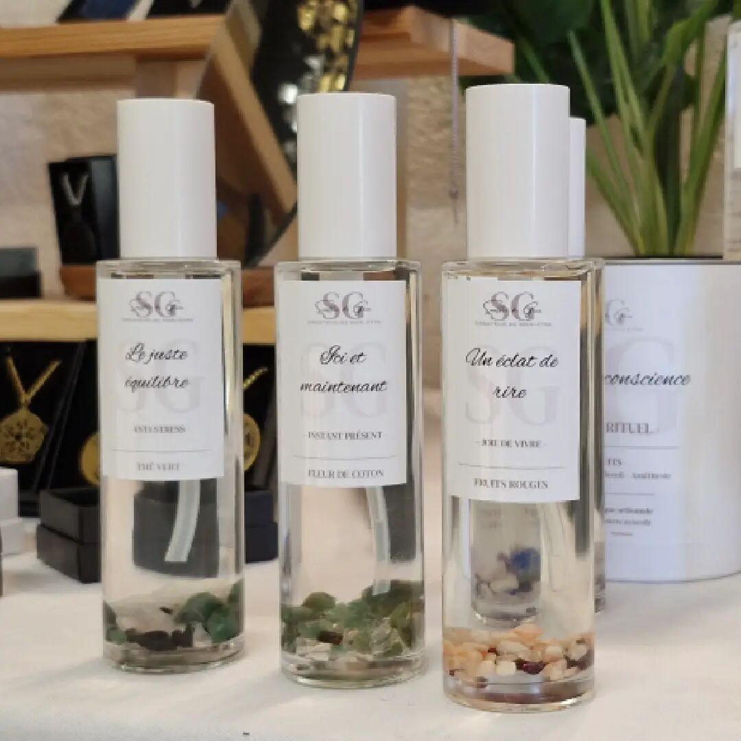 Lithotherapy Spray Pack – Best-Selling Selection (12 Synergies) – Alcohol-Free Room Fragrances Infused with Natural Stones