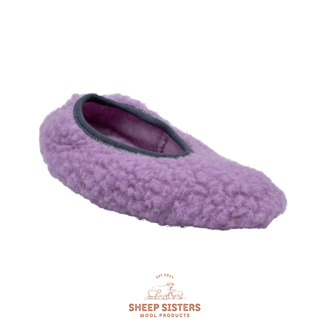 Merino Ballerina Slippers - Lila