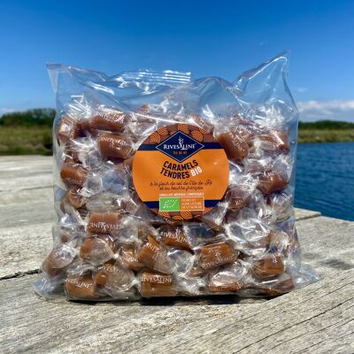 KG caramelos tiernos ecológicos con flor de sal de la Ile de Ré