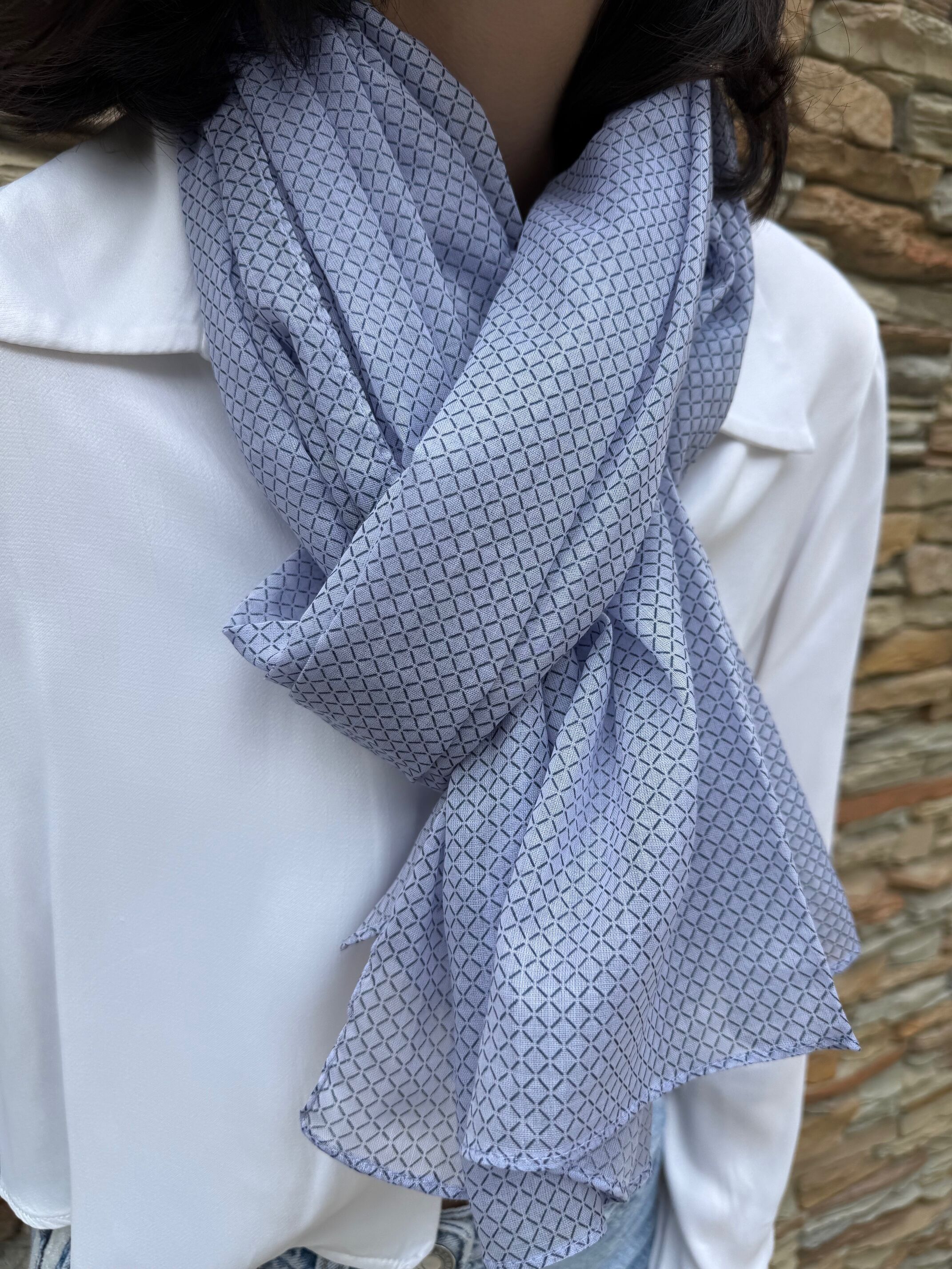 Men's scarf, 100% Indian cotton