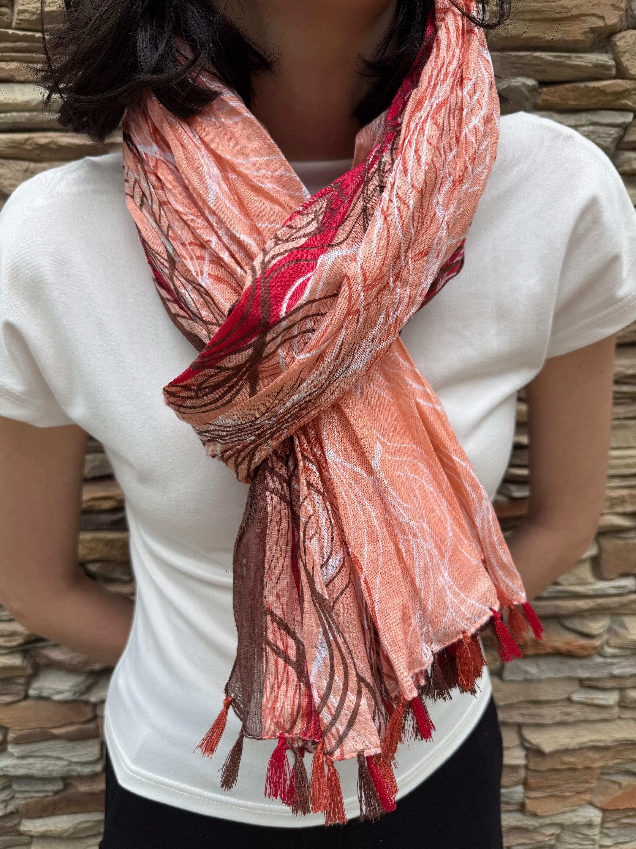 100% Indian cotton pareo scarf