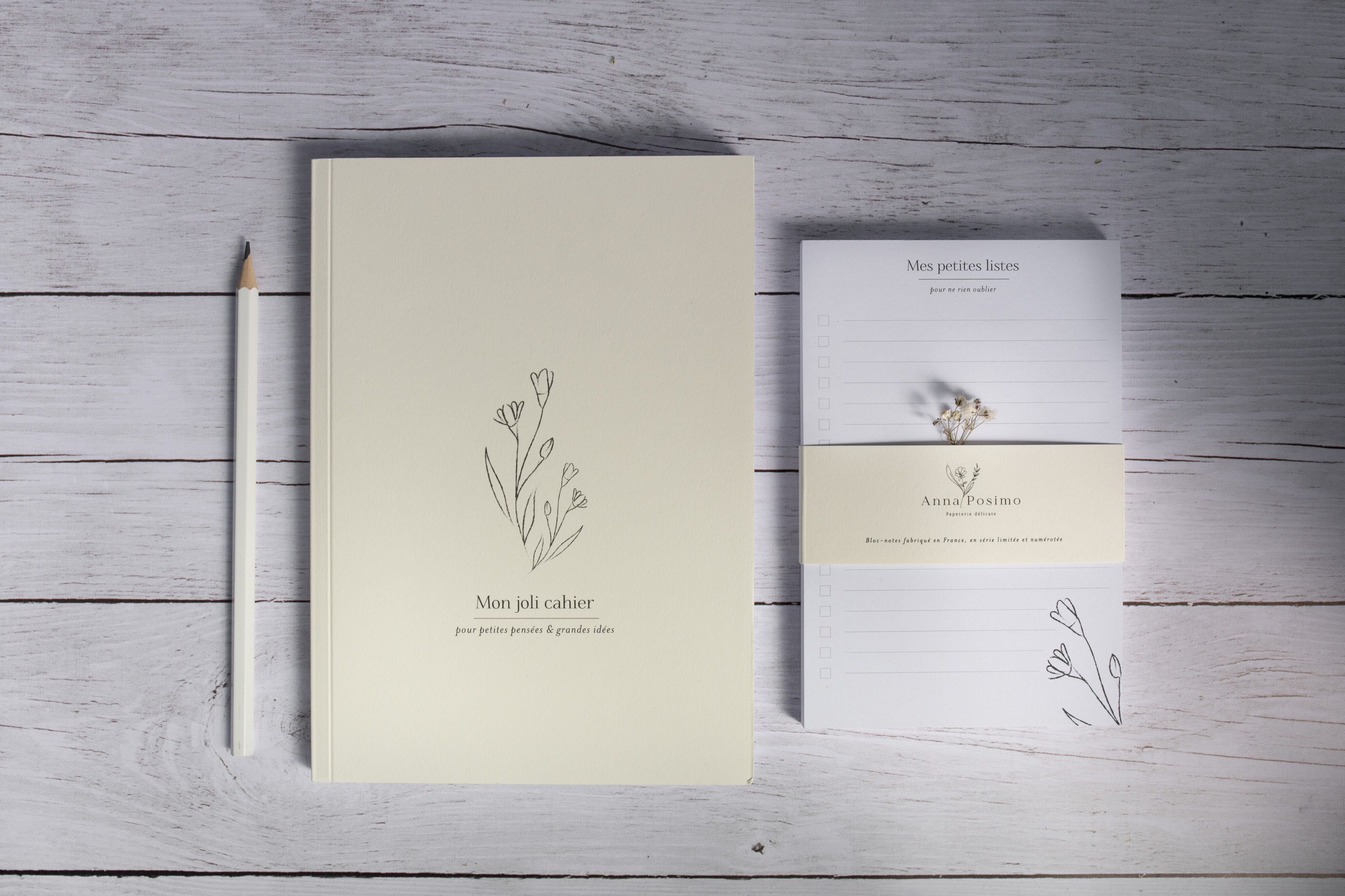 Beiges Notizbuch der ersten Ausgabe