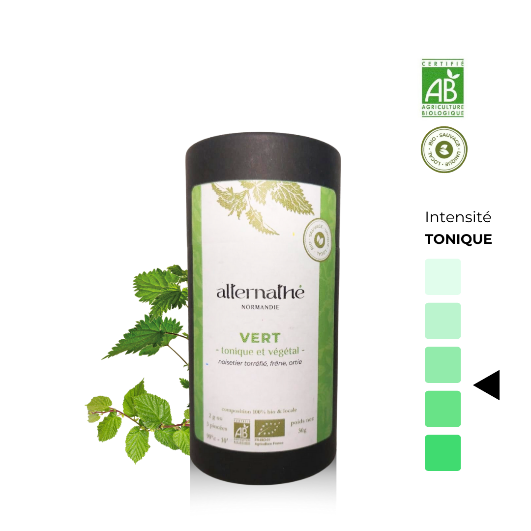 Infusion Alternathé, l'alternative française du the vert façon Sencha > Tonique et végétal