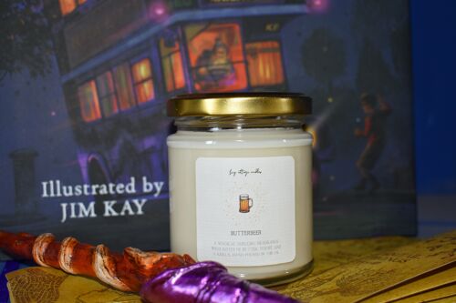 Butter beer scented candle