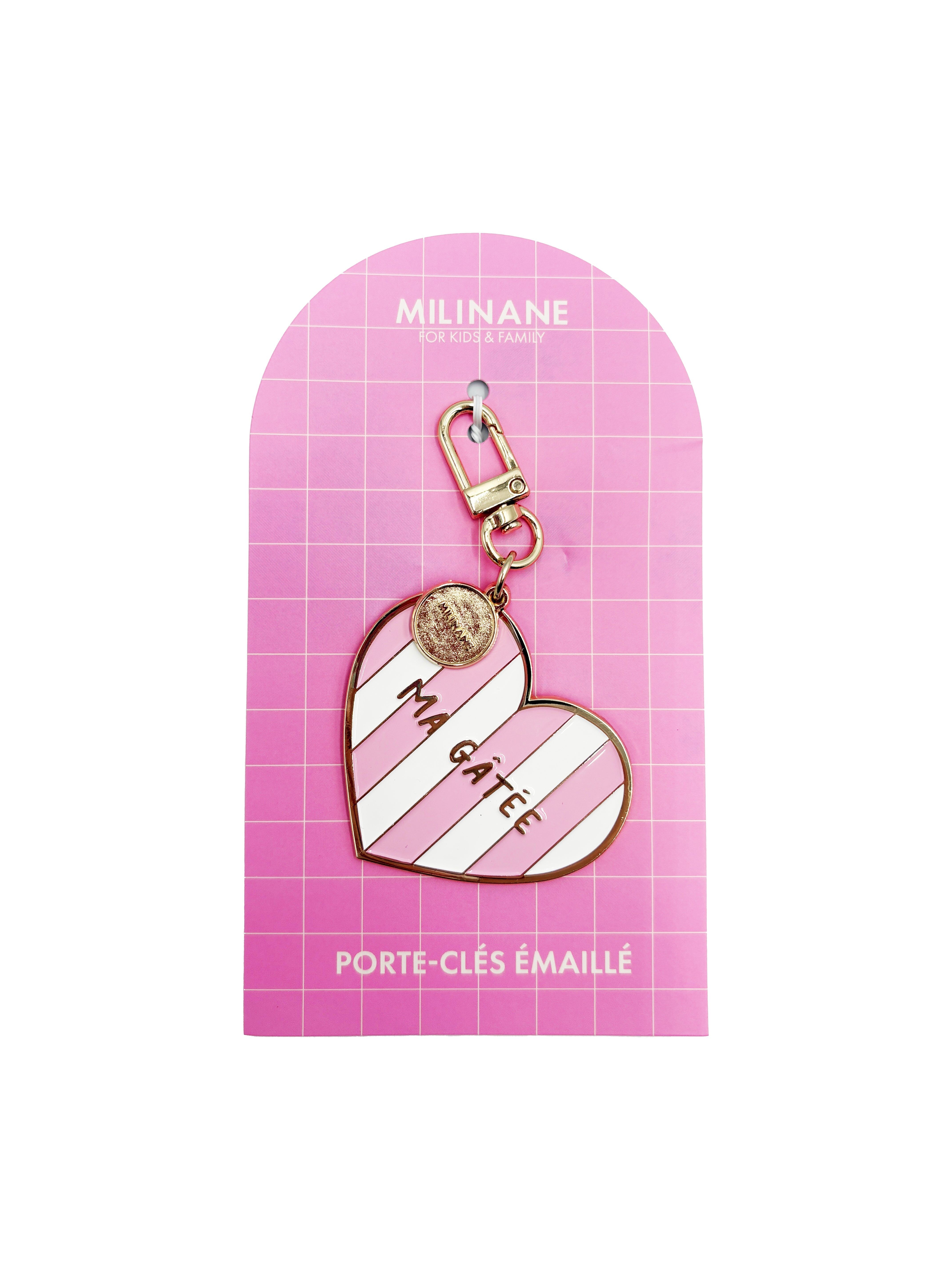 Enamel charm keychain - ZOÉ