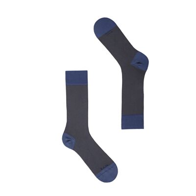 Bicolor Blocks Sock - Man - color Navy Aviator