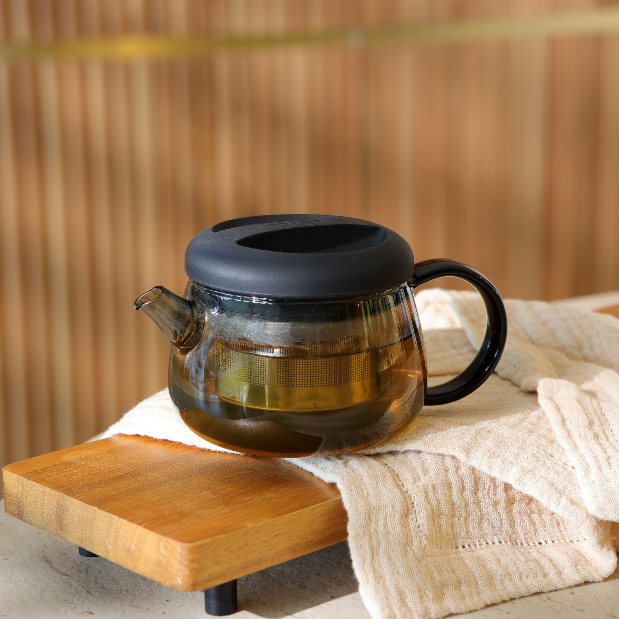 300ml borosilicate glass teapot - FUSION