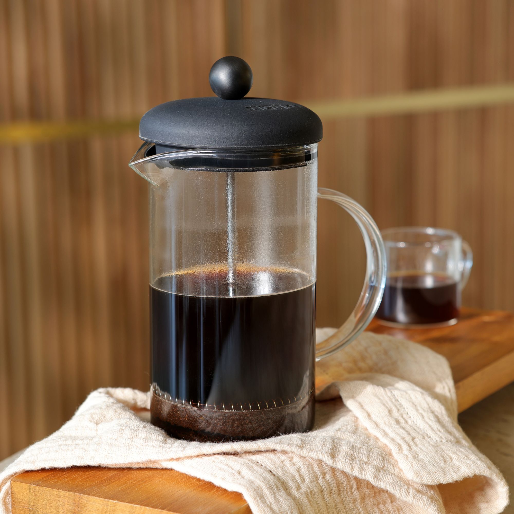 Cafetière à piston en verre 600ml - FUSION