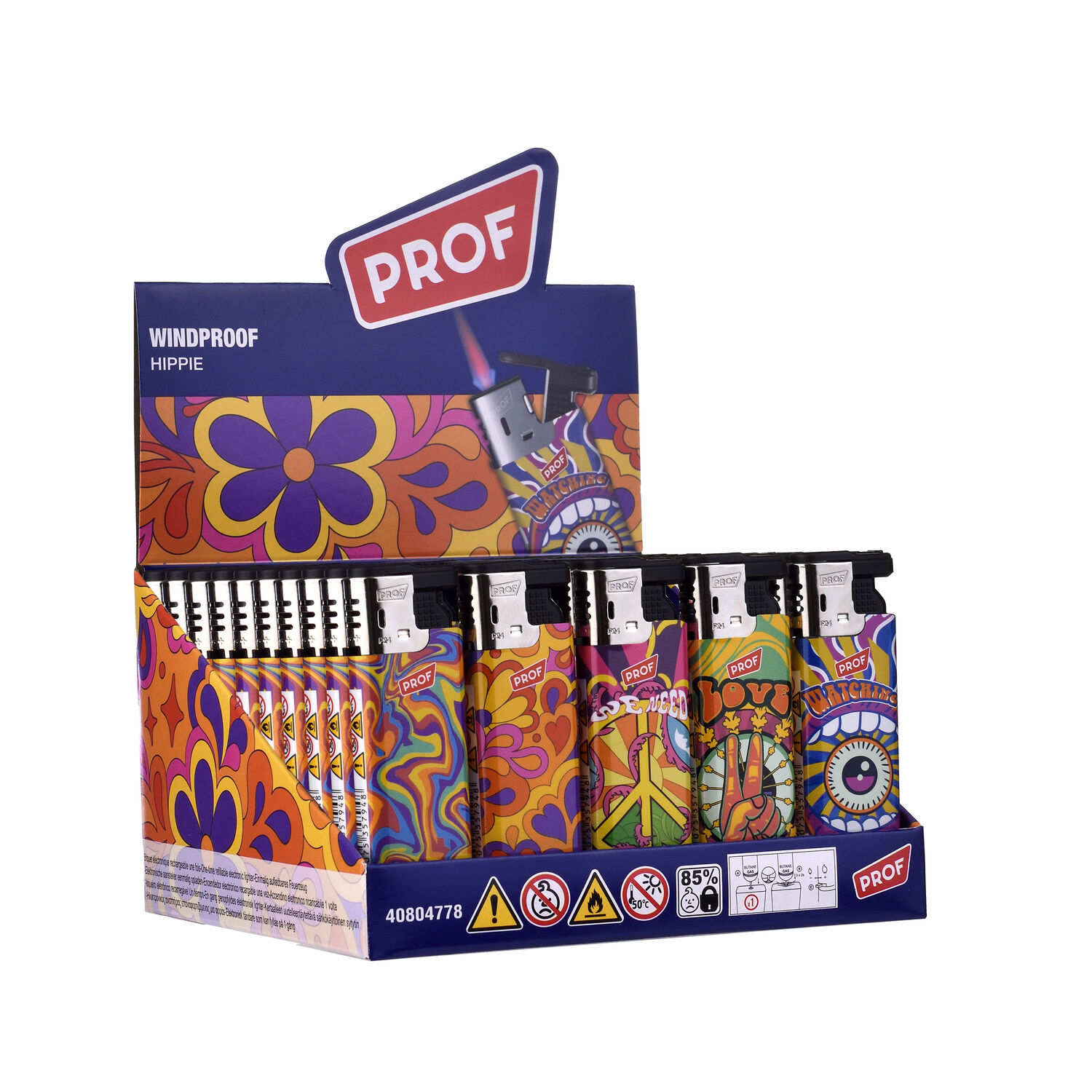 PROF BRIQUET FLAMELESS HIPPIE RECHARGEABLE