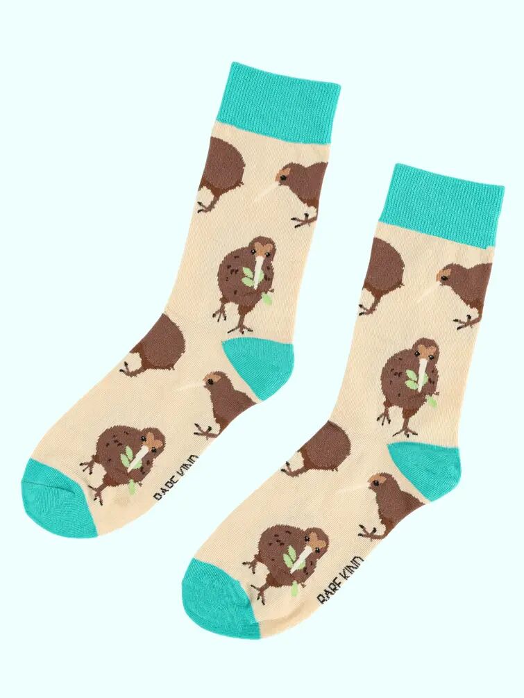 Kiwi Socks | Bamboo Socks | White Socks