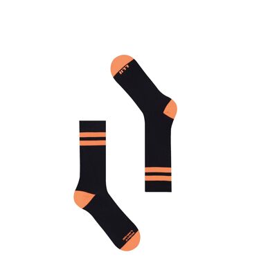 Bike Short  Sock - Unisex - color Ink Fluo Orange