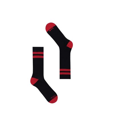 Bike Short  Sock - Unisex - color Ink Red