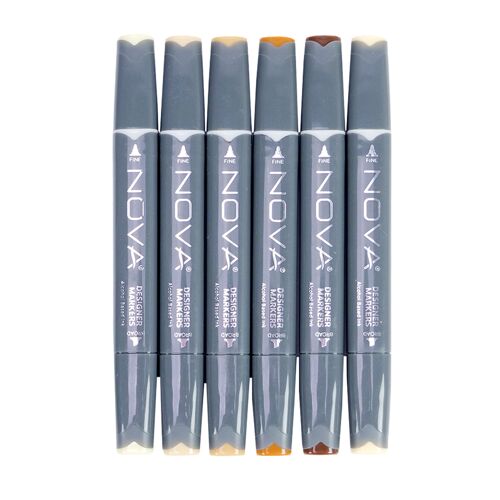 Sketch Markers - 6pcs - Neutrals