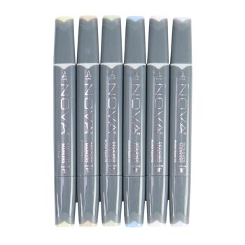 Marqueurs Croquis - 6pcs - Pastels 1