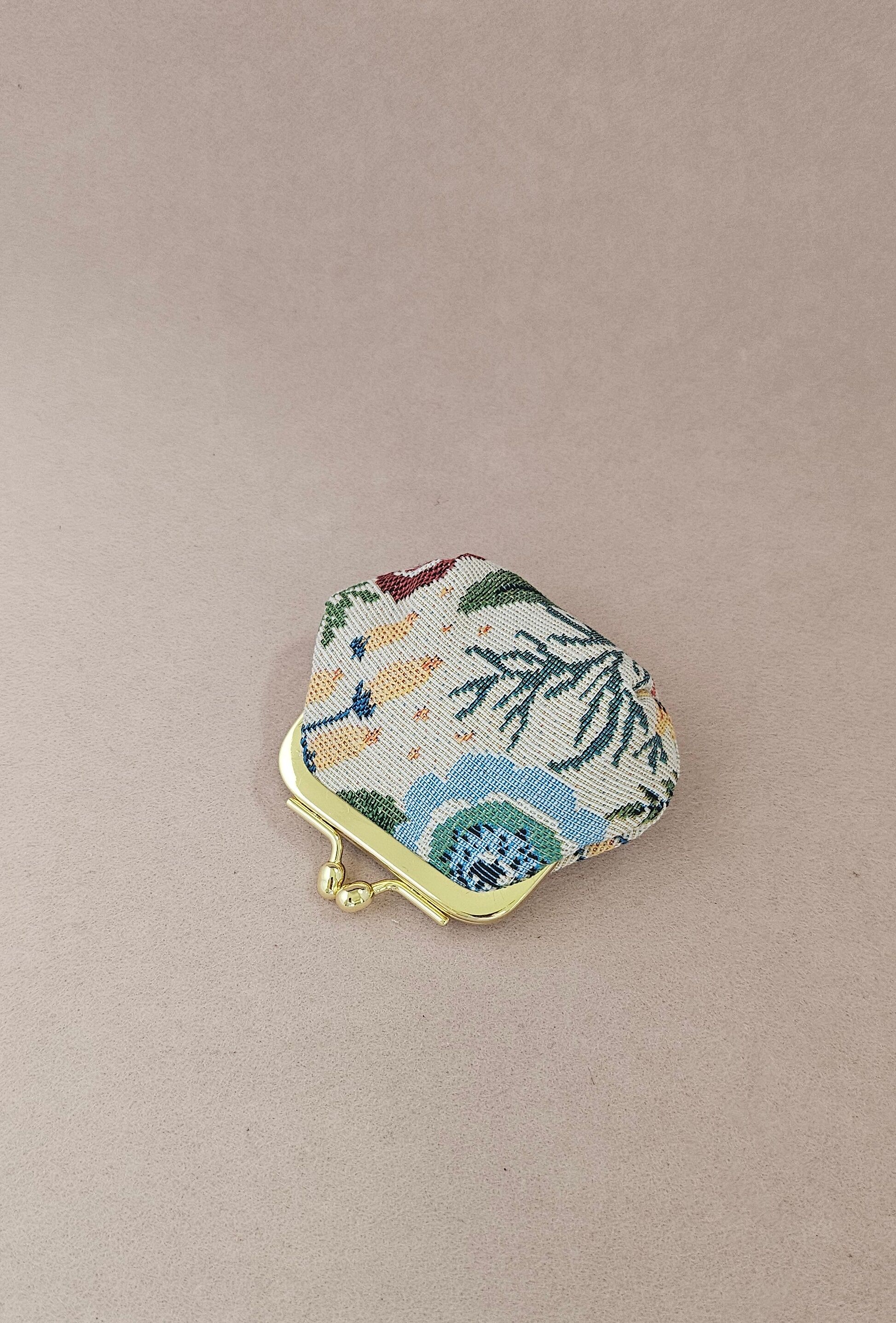 mini borsetta in tessuto jacquard