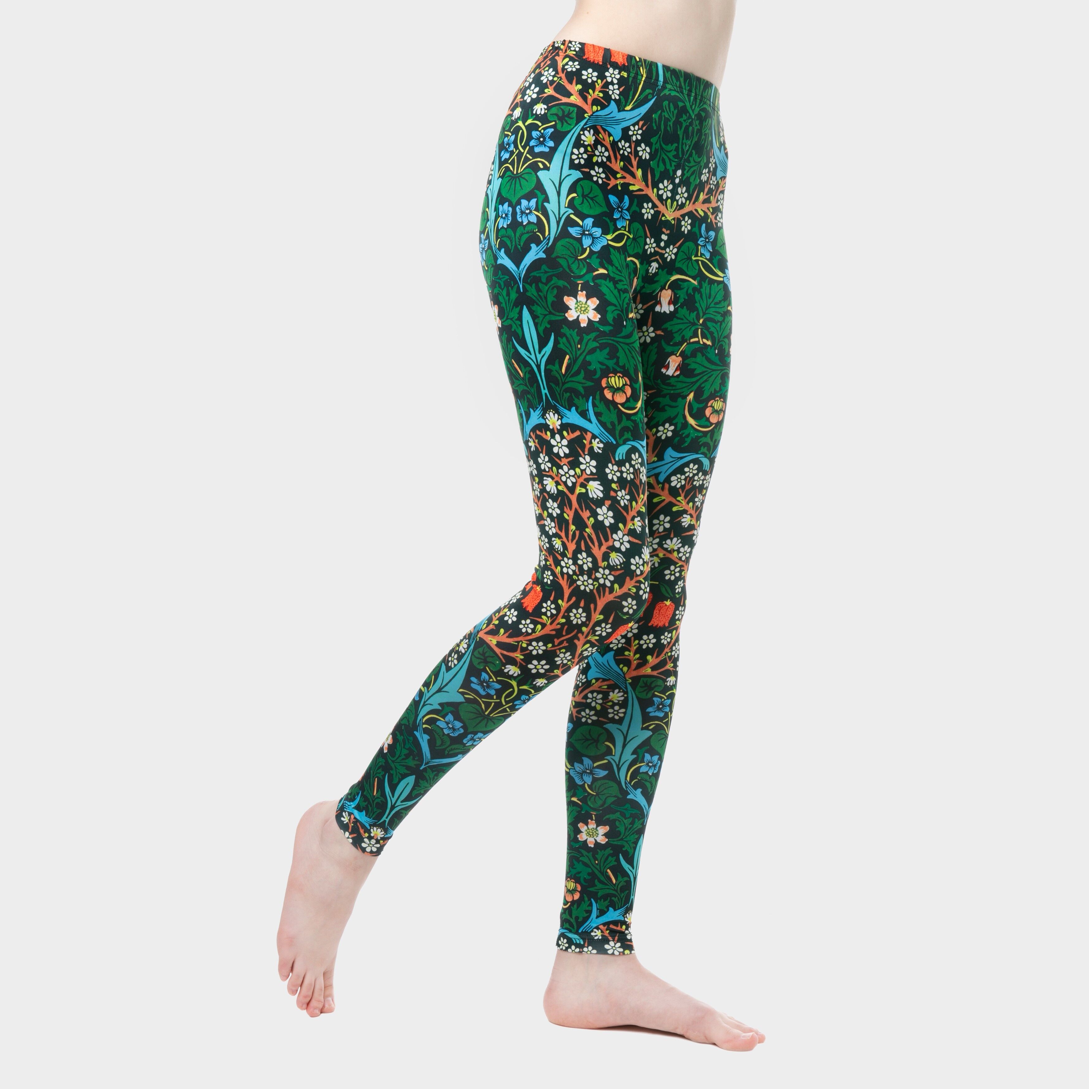 Leggings mit künstlerischem Touch - Dorn - Hoher Bund - Volle Länge