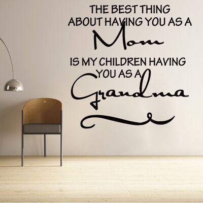Wallsticker - The best thing about..