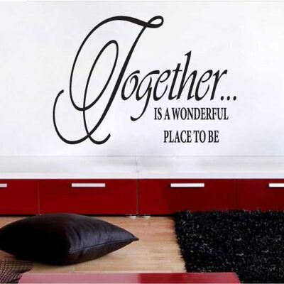 Wallsticker - Together is a wonderful place