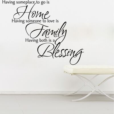 Wallsticker - Having some place to go is