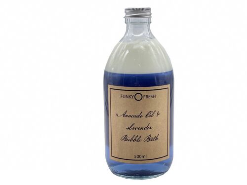 Avocado Oil & Lavender Bubble Bath, 500ml