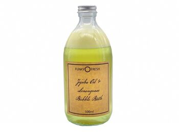 Bain moussant à l'huile de jojoba et à la citronnelle, 500 ml