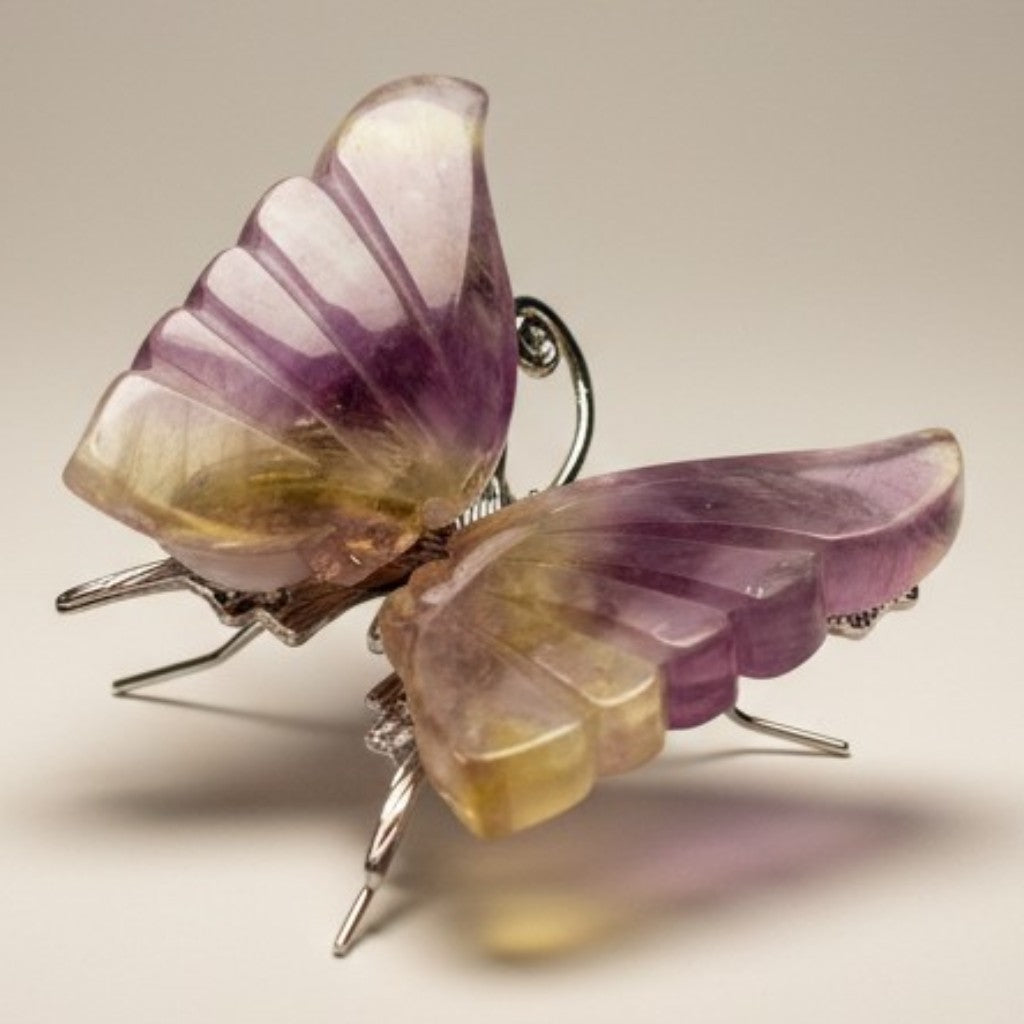 Papillon fluorine multicolore Chine AA