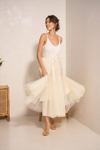 Jupe Aria en tulle plumetis - CK08077-3 5