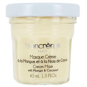 Blancrème Face Mask Crème - Mangue & Noix de Coco 40ml 1