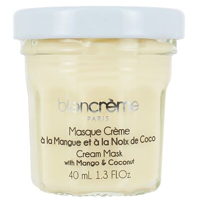 Blancrème Face Mask Crème - Mangue & Noix de Coco 40ml