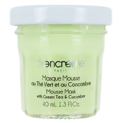 Blancreme Face Mask Mousse - Green Tea & Cucumber 40ml