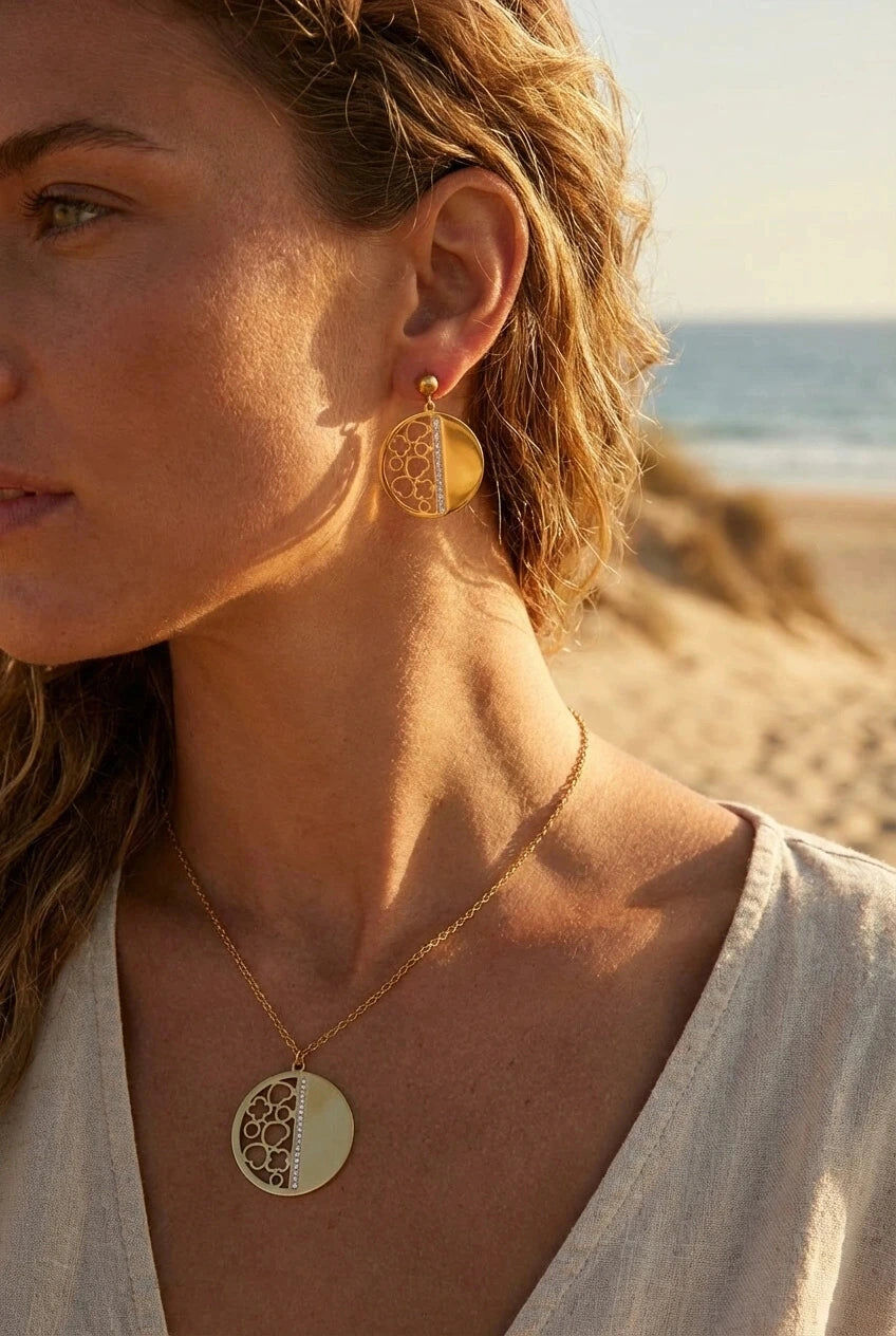 set di gioielli in acciaio inossidabile