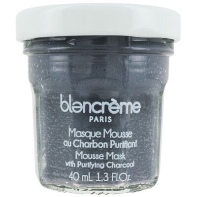 Mousse Masque Visage Blancherème - Charbon 40ml