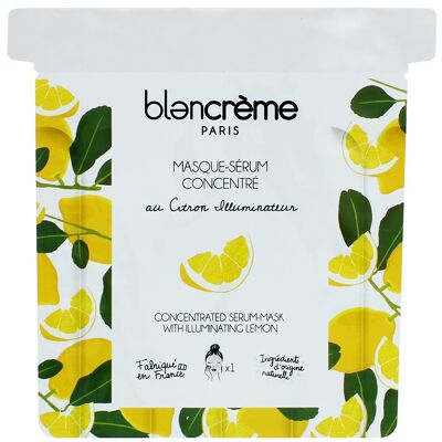 Maschera Viso in Tessuto Blancreme - Limone