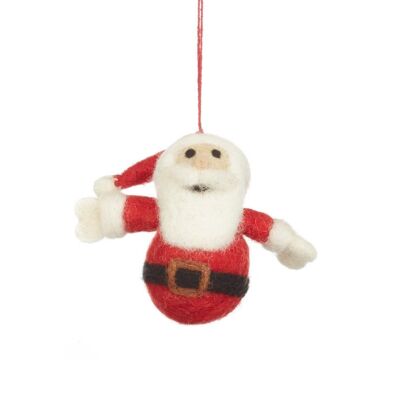Handgemachte Filz kleine Weihnachtsmann Weihnachtsbaum hängen Dekoration