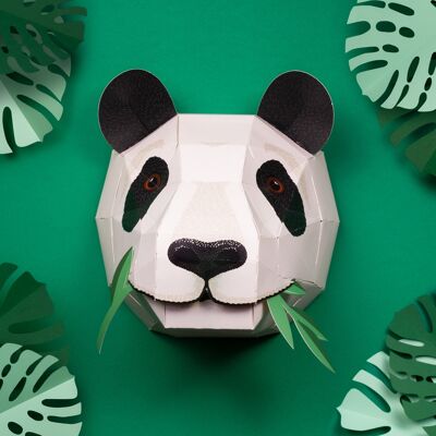 Crea tu propia cabeza de panda gigante