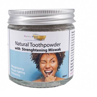 Strengthening Miswak Natural Tooth Powder, 60ml
