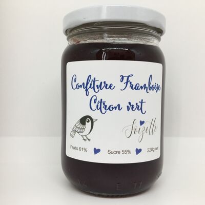 Confiture Framboise Citron vert