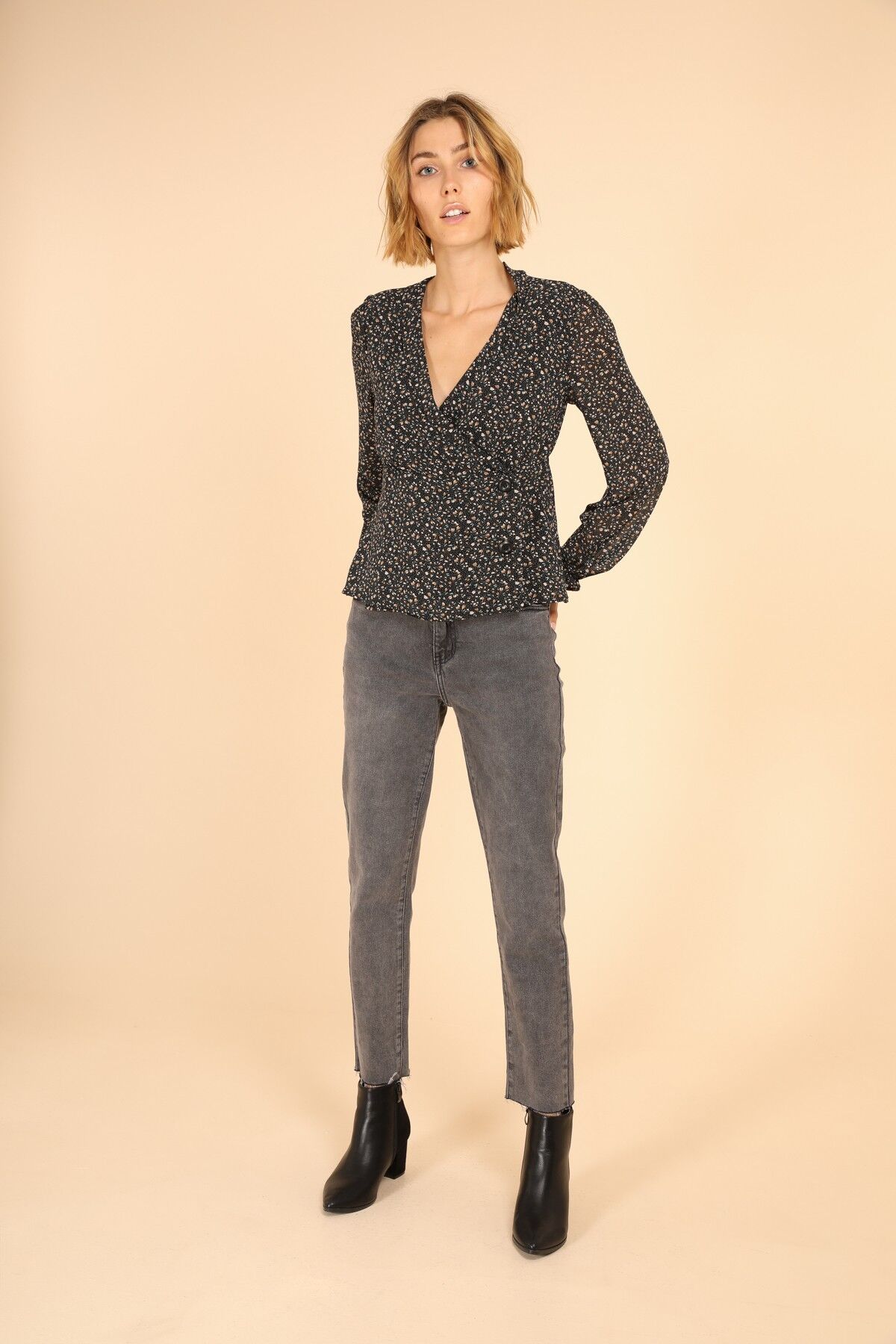 Top CHERYL Nero S/M/L