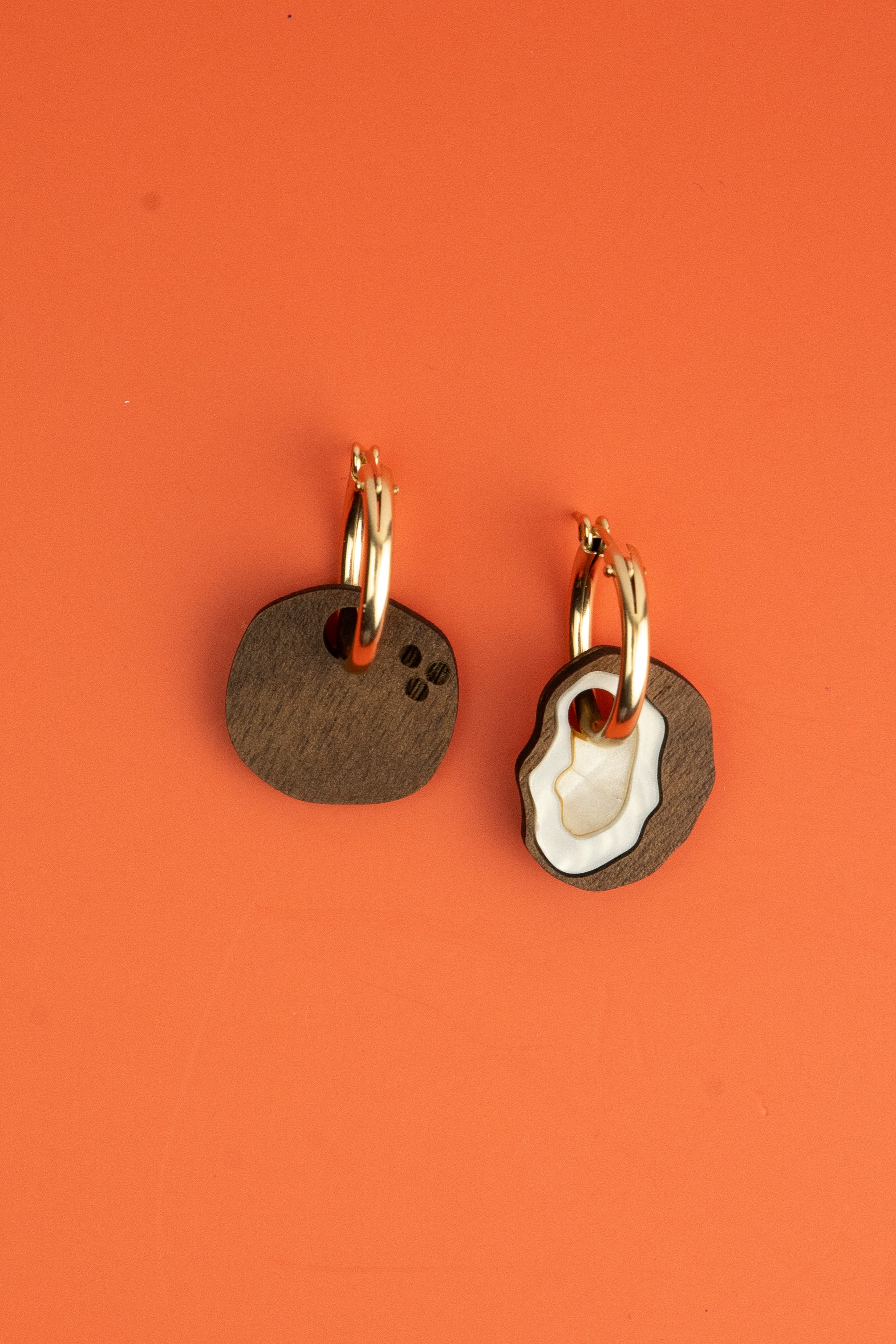 Coconut Hoop Earrings