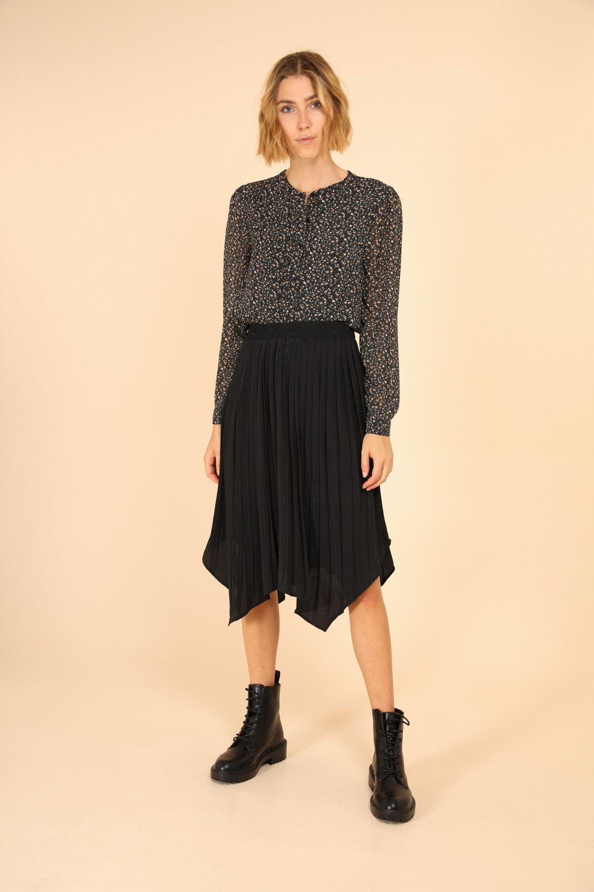 Blusa COLINE nera S/M/L