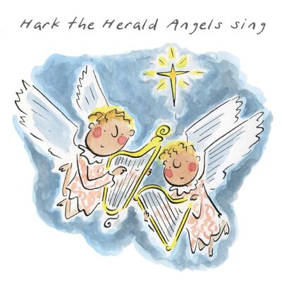 Herald Angels Christmas card